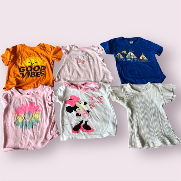 Kids 12 months Colorful Graphic T-Shirts Set - Picture 1 of 1